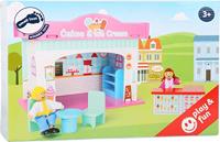 Speelhuis ijswinkel met accessoires - thumbnail