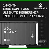 WD Black D10 Game Drive for Xbox One 12 TB Externe harde schijf (3,5 inch) USB-A 3.2 Gen 1 Zwart WDBA5E0120HBK-EESN - thumbnail