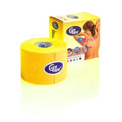 Cure Tape Kinesiotape geel 5cm x 5m 1 Stuks Cure Tape Kinesiotape geel 5cm x 5m 1 Stuks