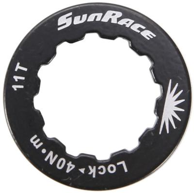 SunRace lockring lockring alu, black,f.11t.