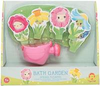 Dam Tiger tribe bad bloemen met gieter blijft plakken aan het bad - thumbnail