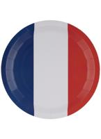 Bordjes Rood Wit Blauw Gestreept (8st) - thumbnail