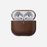 Nomad Modern leather case AirPods 4 - Brown - thumbnail