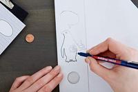 Edding 1800 profipen 0,1 4-180001002 Fineliner Rood 0.25 mm 1 stuk(s) - thumbnail