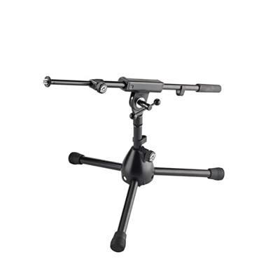 K&M 25950 Laag microfoonstatief met telescoophengel zwart K&M 25950 Laag microfoonstatief met telescoophengel zwart