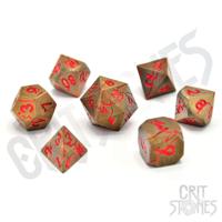 CritStones Metal Dice Set Rage Within (7) - thumbnail