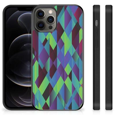iPhone 12 Pro Max Grip Case Abstract Green Blue iPhone 12 Pro Max Grip Case Abstract Green Blue