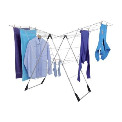 Tomado -metaltex vento 25 droogrek 133x109x58 cm zilver 25m drooglengte Tomado -metaltex vento 25 droogrek 133x109x58 cm zilver 25m drooglengte