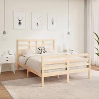 Bedframe massief hout 120x190 cm - thumbnail