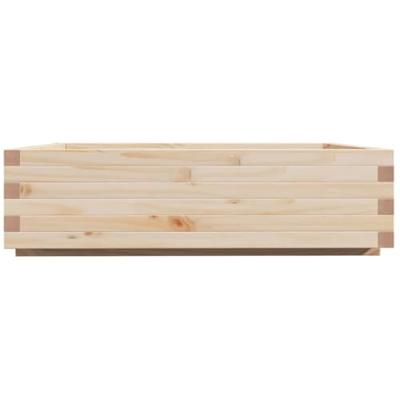 Plantenbak 90x90x26,5 cm massief grenenhout