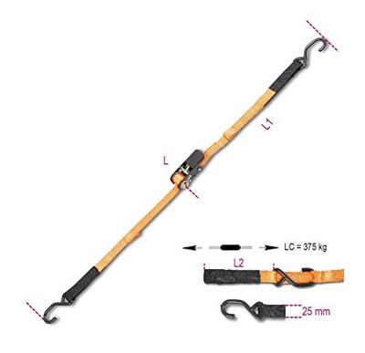 Beta 8188Cg25 3-Ratel Spanbanden, 2 Haken - 081880430