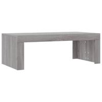 Salontafel 102x50x36 cm bewerkt hout grijs sonoma eikenkleurig - thumbnail
