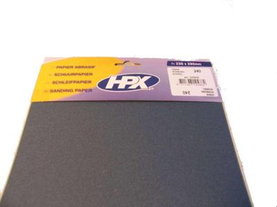 Hpx schuurpapier korrel 400 (4 stuks)