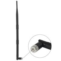 9dB RP-SMA 2.4GHz Antenne voor Router Netwerk (zwart) - thumbnail