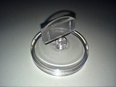 Pop-clip kaarthouder S met voetje