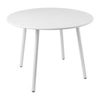 Tuintafel Elisa rond - wit - ⌀95x71 cm - thumbnail