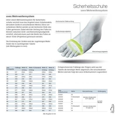 uvex 3 6872342 Hoge veiligheidsschoenen S3 Schoenmaat (EU): 42 Zwart, Geel 1 paar - thumbnail