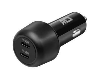 ACT 2-poorts USB-C autolader