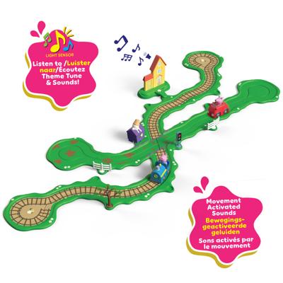 Gear2Play Peppa pig whizz around - peppa's rondweg door de stad speelset