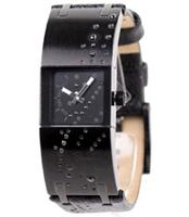 Horlogeband Diesel DZ5195 Leder Zwart 20mm - thumbnail