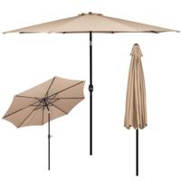 Viking Choice  Tuinparasol 300 cm Beige met hellingfunctie - opvouwbare parasol - thumbnail