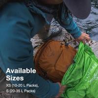 Osprey Hi-Vis Raincover S Regenhoes Mars Orange 20-35L - thumbnail