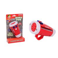 Johntoy Bike fun led lamp brandweer met sirene - thumbnail