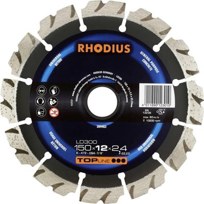 Rhodius 304463 Diamanten doorslijpschijf 150 mm 1 stuk(s) Beton