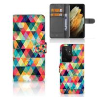 Samsung Galaxy S21 Ultra | Telefoon Hoesje | Geruit - thumbnail