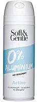 Soft&Gentle Deodorant Spray Active Aluminium Free (150ml) - thumbnail