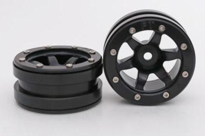 Metsafil Beadlock Wheels PT-Wave Zwart / Zwart 1.9 (2st)