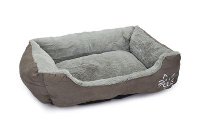 Beeztees 704805 Kattenbed Baboo, 48 x 37 x 18 cm, grijs