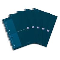 Spiraalblok Oxford International Notebook A4+ lijn petrol blauw | 5 stuks - thumbnail