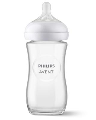 Avent Natural Response 3.0 Zuigfles 240 ml Glas Avent Natural Response 3.0 Zuigfles 240 ml Glas