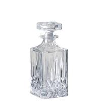 J-Line Geslepen karaf - decanteerkaraf + stop - glas - transparant - thumbnail