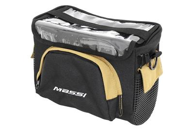 Massi CM223 Stuurtas 7,1 liter - Zwart/Geel Massi CM223 Stuurtas 7,1 liter - Zwart/Geel