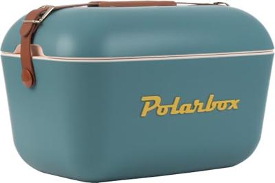 Polarbox Koelbox met Schouderband - Marineblauw Mustard - 20 Liter