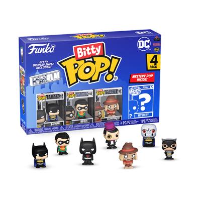 DC Batman Funko Bitty Pop! 4-Pack: Batman / Robin / Scarecrow
