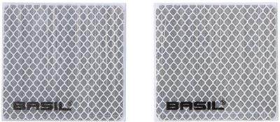 Basil kratklikker - high reflective - 2 stuks - zilver