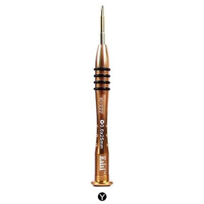 K-222 Precision schroevendraaiers professionele reparatie opening tool voor mobiele telefoon Tablet PC (Y vorm: 0 6)