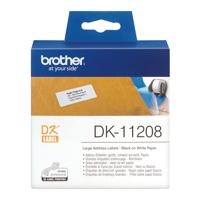 Printerlabels Brother DK11208 38 x 90 mm - thumbnail