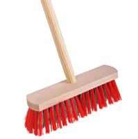 Talen tools onkruidbezem rood/staal incl.steel - thumbnail