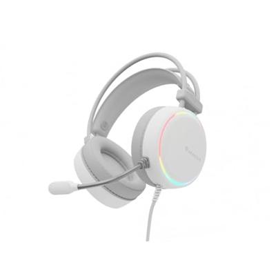 Genesis Hoofdtelefoon met microfoon Neon 613, wit, meerkleurig