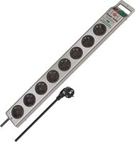 Brennenstuhl Stekkerdoos | 8 Gats | 63 cm | 2,5 m | Zilver | 1153340318 - 1153340318 - thumbnail