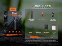 Fenix Light E28R V2.0 Zaklamp werkt op Li-ion oplaadbare batterij of batterijgevoed LED 1700 lm 128 g - thumbnail