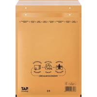 Comebag luchtkussenenveloppen, ft 270 x 360 mm, met stripsluiting, bruin, doos van 100 stuks - thumbnail