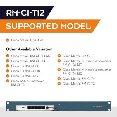 R RACKMOUNT·IT | RM-CI-T12 | Rackmontagekit voor Meraki Go GX20