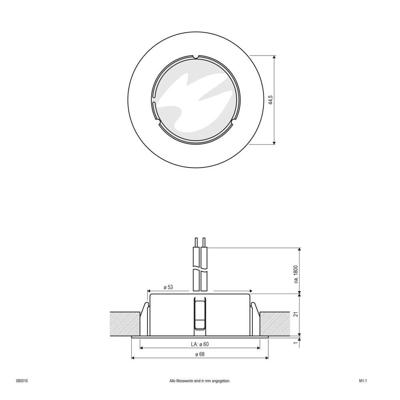 EVN 80010 80010 Inbouwlamp Halogeen G4 20 W RVS