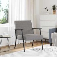 Fauteuil Taupe 59 x 75 x 78 cm Stof - thumbnail