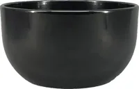 Floran bloempot boule 26x14 cm zwart - thumbnail